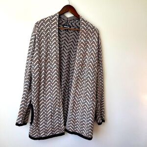 Lands' End Open Front Long Cardigan